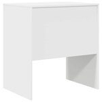 vidaXL Bureau Blanc 70 x 50 x 76 cm Bois d'ingénierie