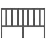 vidaXL Tête de lit Gris 141x4x100 cm Bois massif de pin