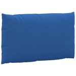 vidaXL Coussins de palette 2 Pièces bleu tissu oxford