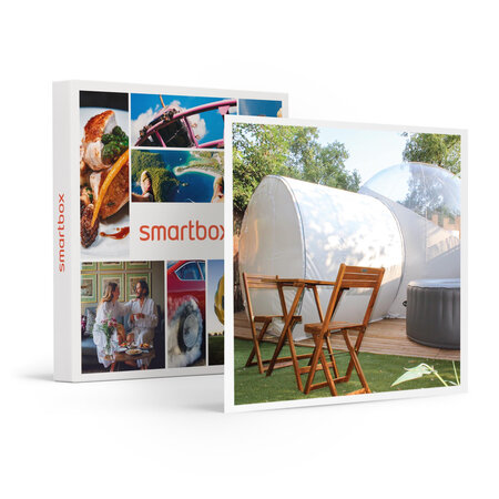 SMARTBOX - Coffret Cadeau Séjour relaxant en bulle ou cabane perchée avec bain bouillonnant et champagne près de Cannes -  Séjour