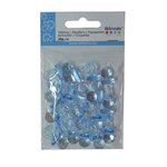 Mini tétine en plastique bleu 20 pièces