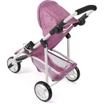 Bayer Chic 2000 612-62 - Petite poussette de jogging LOLA jean rose pour poupée