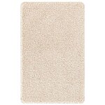 vidaXL Tapis de bain antidérapant Crème 50 x 80 cm PP