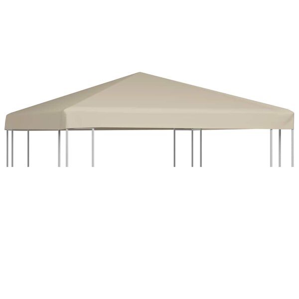 vidaXL Couverture de toit de belvédère 310 g / m² 3x3 m Beige