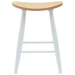 vidaXL Chaises de salle à manger 2 Pièces Blanc 46 x 37 x 63 cm