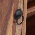 vidaXL Meuble TV Bois massif de Sesham 120 x 30 x 40 cm