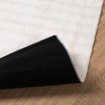 vidaXL Tapis de surface HUARTE Crème 170 x 120 cm Polyester