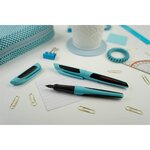 Stylo à plume Flow SPORTY Plume Moyenne Noir Turquoise STABILO
