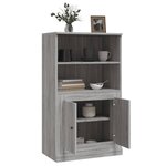 vidaXL Buffet haut sonoma gris 60x35 5x103 5 cm bois d'ingénierie