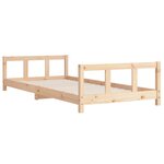 vidaXL Cadre de lit pour enfants 90x200 cm bois de pin massif