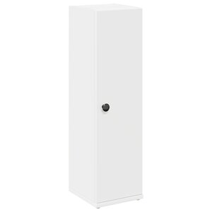 vidaXL Meuble de salle de bain avec porte-rouleau blanc 20 5x22x72 cm