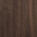 vidaXL Armoire à vitrine chêne marron 60x8 5x58 cm bois d'ingénierie