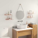 vidaXL Étagère flottante 4 Pièces Rose 40 x 18 x 2 5 cm Acier