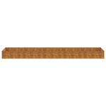 vidaXL Lit surélevé de jardin 482x100x36 cm acier corten