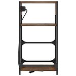 vidaXL Cabinet de chevet Chêne fumé 40 x 27 x 76 cm Bois d'ingénierie