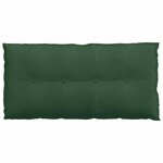 vidaXL Coussin de Dos Vert Jungle 100 x 50 cm Tissu en velours côtelé