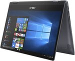 Asus vivobook flip tp412fa-ec442t i3-10110u hybride (2-en-1) 35 6 cm (14") écran tactile full hd intel® core™ i3 4 go ddr4-sdram 256 go ssd wi-fi 5 (802.11ac) windows 10 home gris