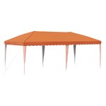 vidaXL Tente de fête pop-up 575 x 290 x 245 cm Orange