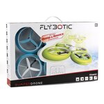 Flybotic 84807 bumper drone - drone radiocommandé 36 cm pour enfant - modele aléatoire (bleu ou vert) - 8 ans et +