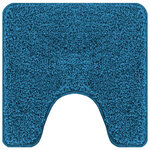 vidaXL Tapis de bain 3 Pièces Bleu 50 x 50 cm Polypropylène