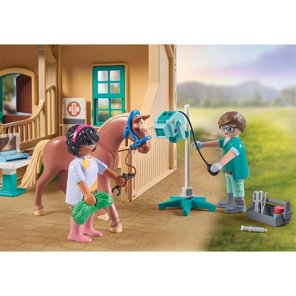 Pièce Playmobil #3392 - Col Revers De Veste Bleu Avec Fleur Jaune (état Jauni) - Occasion