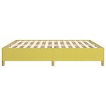 vidaXL Sommier à ressorts de lit Vert 180x200 cm Tissu