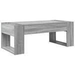 vidaXL Table basse Gris Sonoma 110 x 50 x 41 cm Bois d'ingénierie