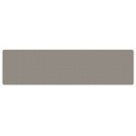 vidaXL Tapis de couloir aspect sisal argenté 80x300 cm