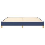 vidaXL Cadre de lit Bleu 180 x 200 cm Tissu