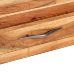 vidaXL Table console 110x34x74 cm Bois d'acacia massif