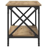 vidaXL Table d'appoint chêne artisanal 55 x 38 x 45 cm