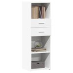 vidaXL Buffet haut blanc 40x42 5x124 cm bois d'ingénierie