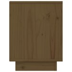 vidaXL Table de chevet Marron miel 40x30x40 cm Bois de pin solide