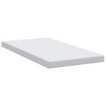 vidaXL Coussins de Matelas Blanc 120 x 200 cm