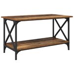 vidaXL Table basse Bois ancien 80 x 45 x 45.5 cm Bois d'ingénierie