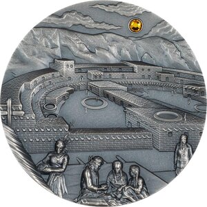 Monnaie SUN DAGGER Equinox and Solstice 2 Oz Argent 10$ Palau 2024