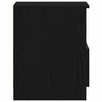 vidaXL Cabinet de chevet Chêne noir 40 x 40 x 50 cm Bois d'ingénierie