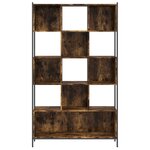 vidaXL Bibliothèque chêne fumé 102x28x172 cm bois d'ingénierie