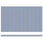 vidaXL Auvent rétractable automatique bleu et blanc 500x300 cm