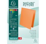 Paquet de 30 sous-Chemise Bahia 80 turquoise x 10 EXACOMPTA