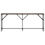 vidaXL Table console chêne marron 180x23x75 cm bois d'ingénierie