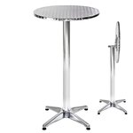 Tectake Mange debout aluminium Ø60cm - 6,5 cm