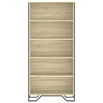 vidaXL Bibliothèque chêne sonoma 80x31x169 cm bois d'ingénierie