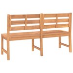 vidaXL Banc de jardin 150 cm bois de teck massif