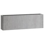 vidaXL Jardinières murales 2 Pièces Rouillé Acier corten 53x10x17 cm