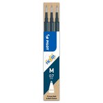 Set de 3 Recharges pour roller FRIXION BALL BLS-FR7 Bleu Noir PILOT