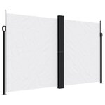 vidaXL Auvent latéral rétractable blanc 200x1000 cm