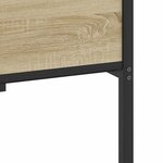 vidaXL Cadre de lit sans matelas chêne sonoma 107x203 cm