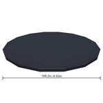 Bestway Couverture de piscine Flowclear 488 cm