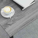 vidaXL Table basse Gris Sonoma 100 x 50 x 45 cm Bois d'ingénierie